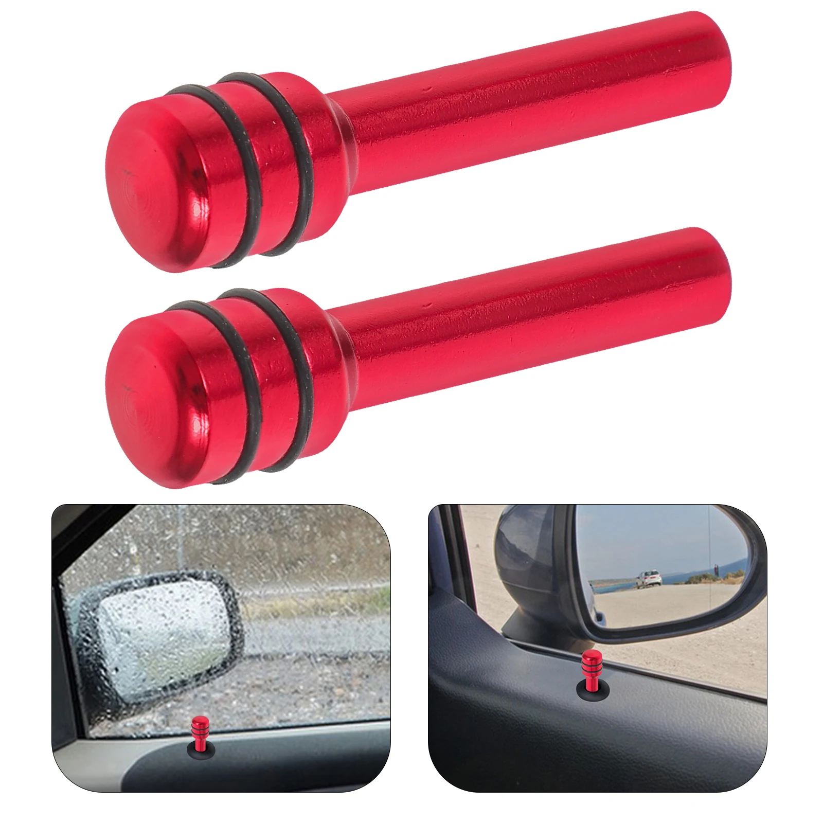 

2pcs Pull Pin Auto Parts Aluminum Alloy Car Interior Accessories Door Lock Handle Automotive Durable Vehicle Safety Car