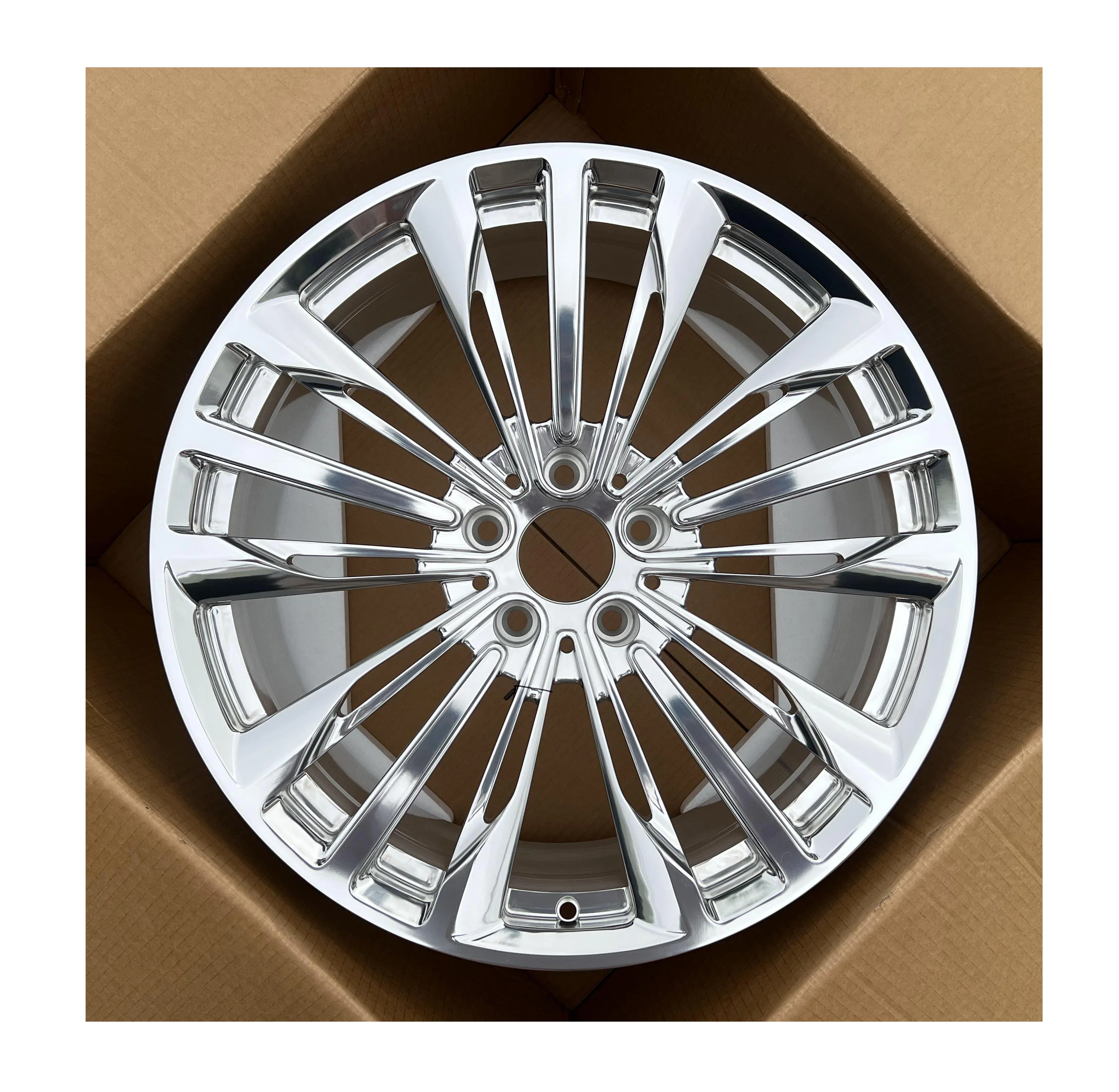 

Aluminium Alloy Forged Wheels Fine Polishing in Stock Front Wheel 8.5JX19 Rear Wheel 9.5JX19 5*112 for BMW G38
