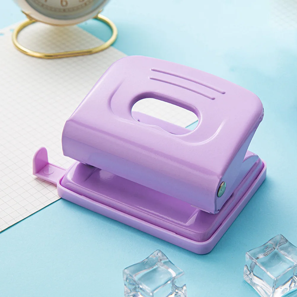 

2Pcs Hole Puncher Manual Paper Punch Tool for Office School Home Use Adjustable Two Hole Punch for DIY Craft Scrapbook and