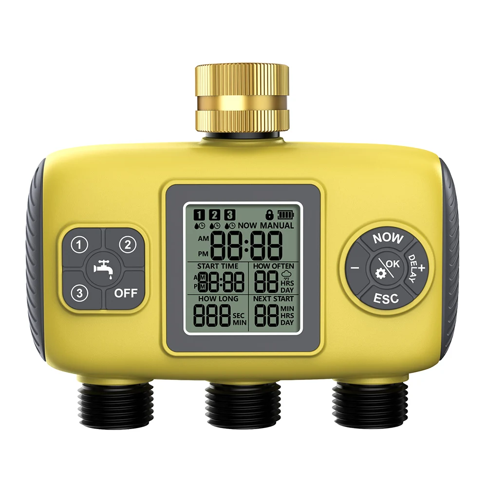 Wholesale New Design Digital Water Timer Button Type Intelligent Garden Timed Irrigation Automatic Watering Controller