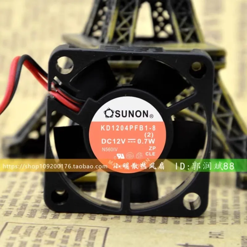 Original New Cooler Fan for SUNON 4cm 4010 KD1204PFB1-8 12V 0.7W Cooling Fan 40*40*10mm