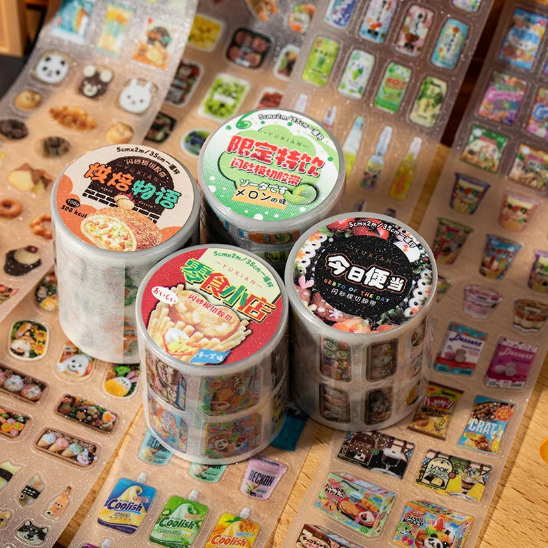 Cartoon Showa Tape Decoratieve Zelfklevende Briefpapier DIY Dagboek Stickers Album handgemaakte Journal Scrapbooking Benodigdheden Masking Tapes