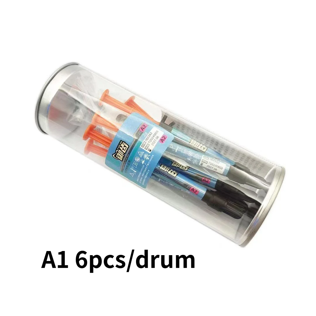 Dental resin Light-curing flowable resin liquid material Filling material Dental material 2g Oral filling material
