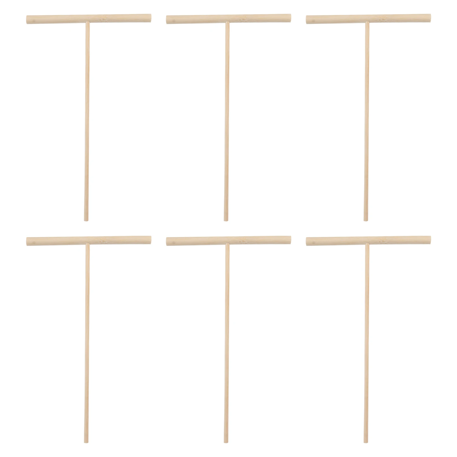 6 pezzi di rastrello in bambù artigianale piccoli mini rastrelli di sabbia portatili per miniature da ufficio