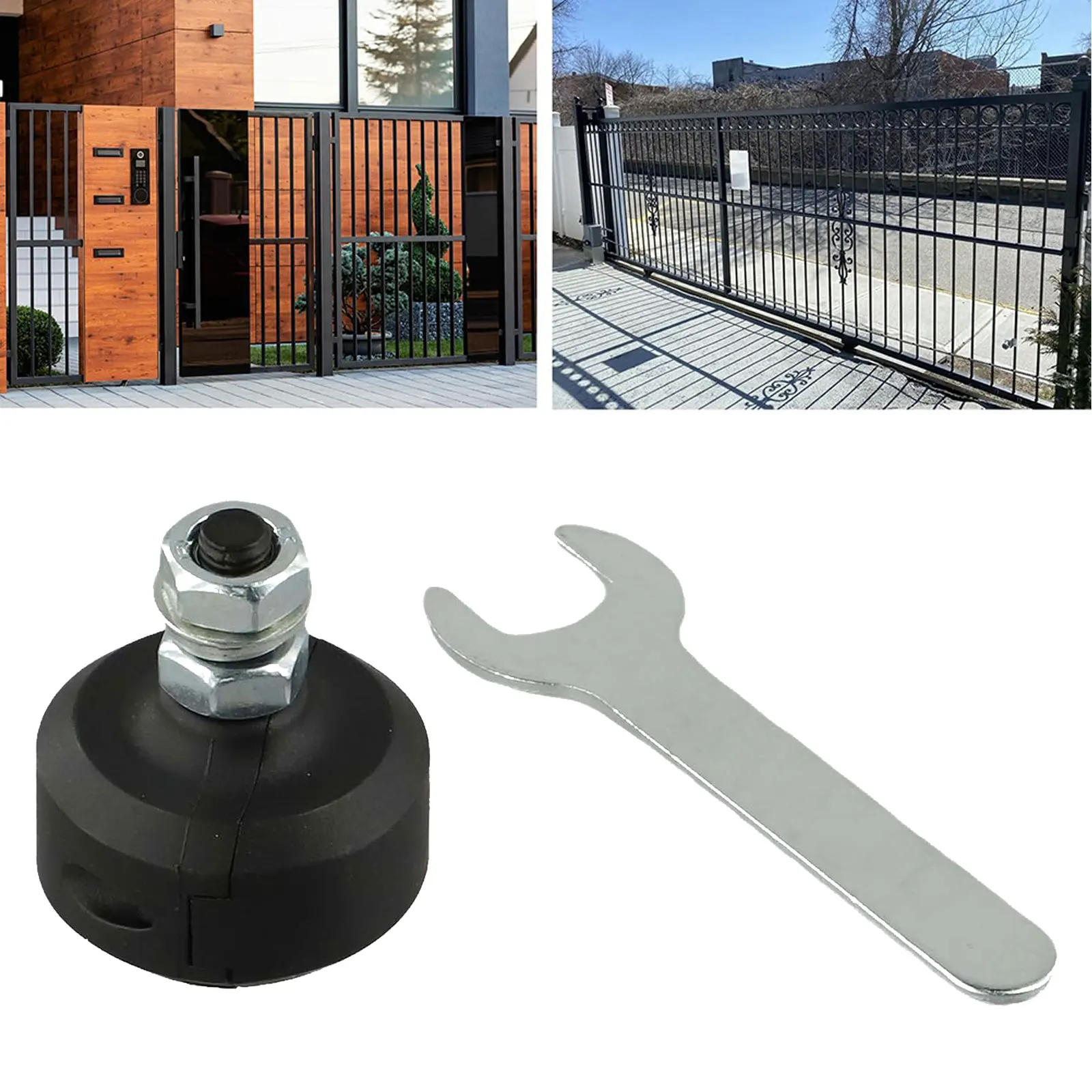 Abridor de puerta corredera compatible como se muestra en la imagen, tapón de entrada, incluye soporte de puerta para mejorar el hogar