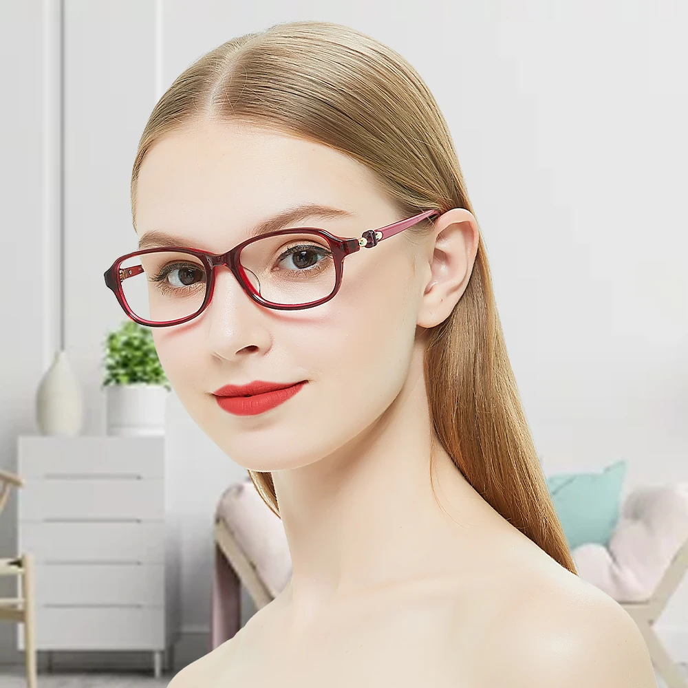 

Women Fashion Glasses Frame Square Acetate Eyewear Luxury Brand Myopia Optics Frame Prescription Glasses Frames Optical Eyewear