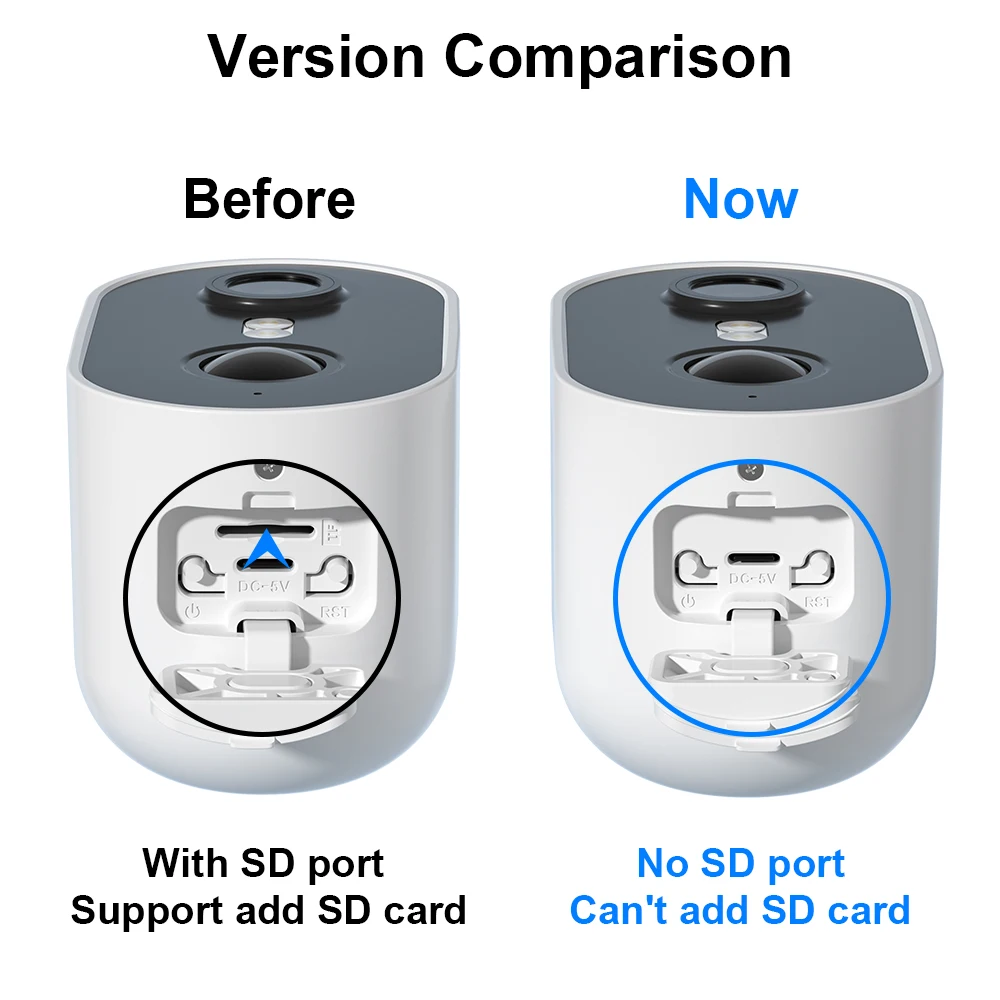 كاميرا بطارية ANRAN 2/3/4 قطعة 2K 2.4G WiFi كاميرا مراقبة لحماية المنزل كشف PIR، تخزين سحابي أساسي مجاني، 5200 مللي أمبير في الساعة