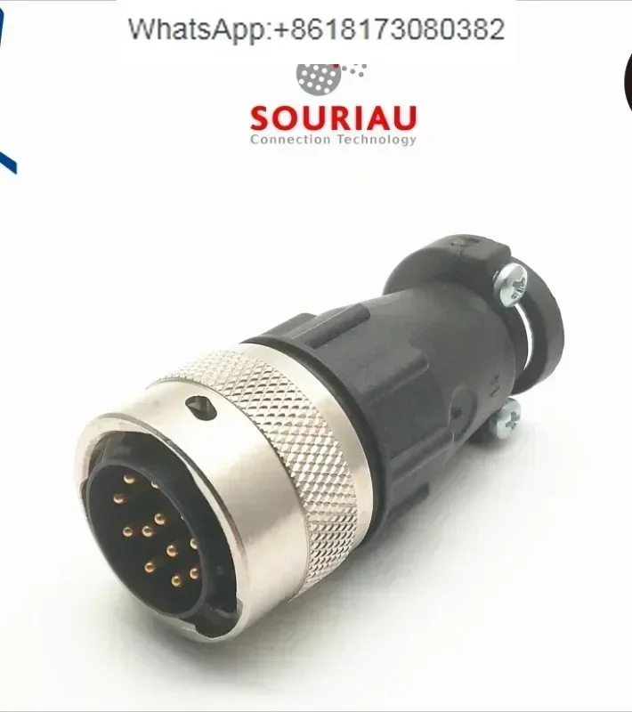 

BURNDY SOURIAU Industrial 12 pin Plug Male Head 12 pin Male Head+AC Tail Clip+12 Pin UTG61412P+UTG14A