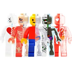 Original Classic Brickman 4D Master Artist Jason Freeny Puzzle Assembly Perspective Skeleton Anatomy Decoration Ornaments