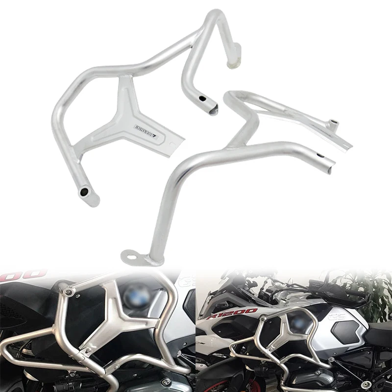 Fit For BMW R1200GS ADV 2013-2019 Motorcycle Upper Bumper Extension R 1250 GS Bumper Stainless Steel Fuel Tank Protection Bar