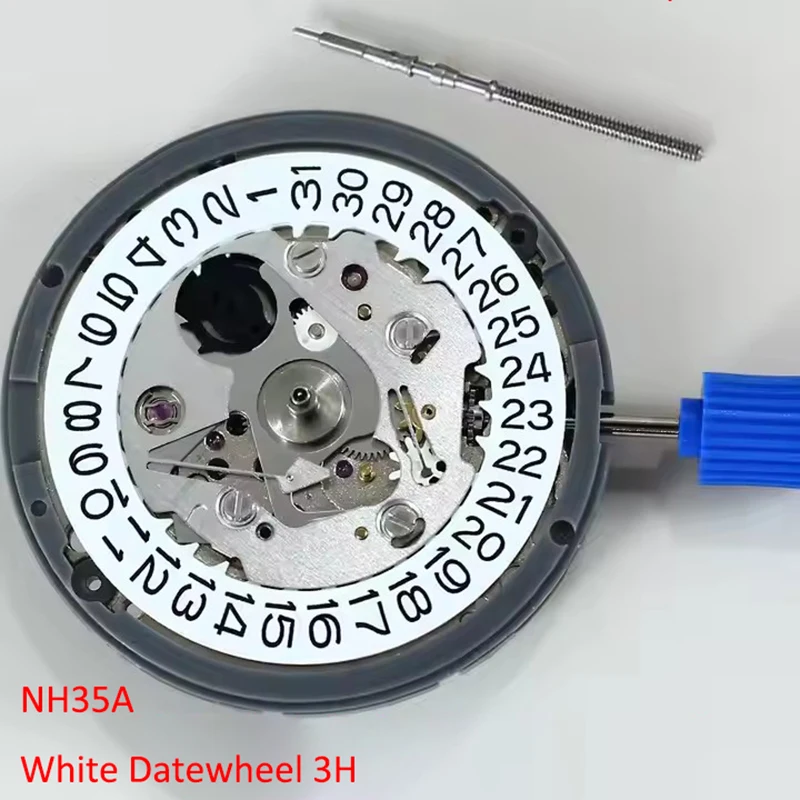 

Japanese original NH35A automatic mechanical movement, 24 high-precision jewelry MOD watch replacement, date is 3:00, NH35A