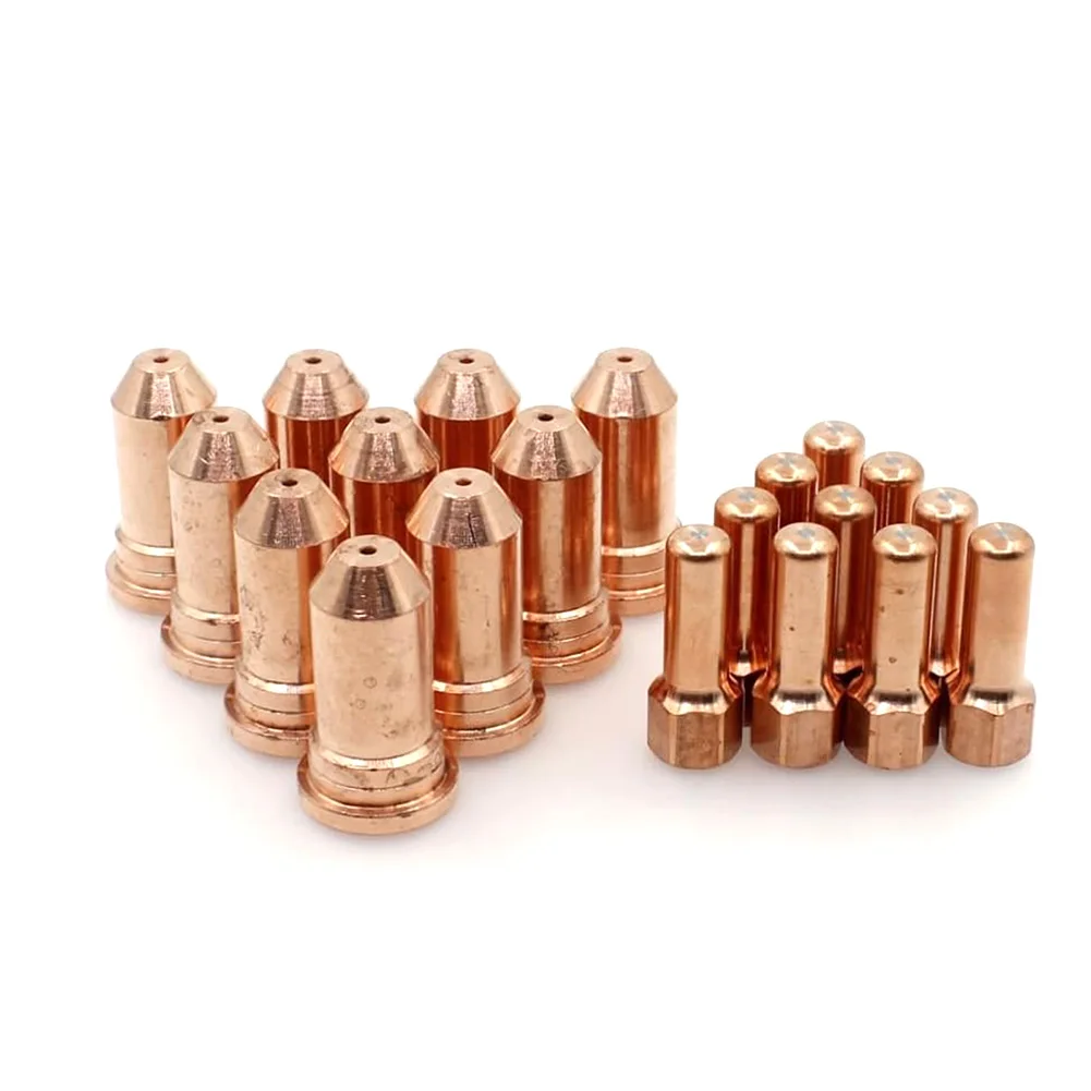Imagem -04 - Plasma Eletrodo Bocal Ponta Tocha de Corte Cortador Eletrodos Bicos 1.4 mm Pontas Pt100 Ipt100 20 Pcs