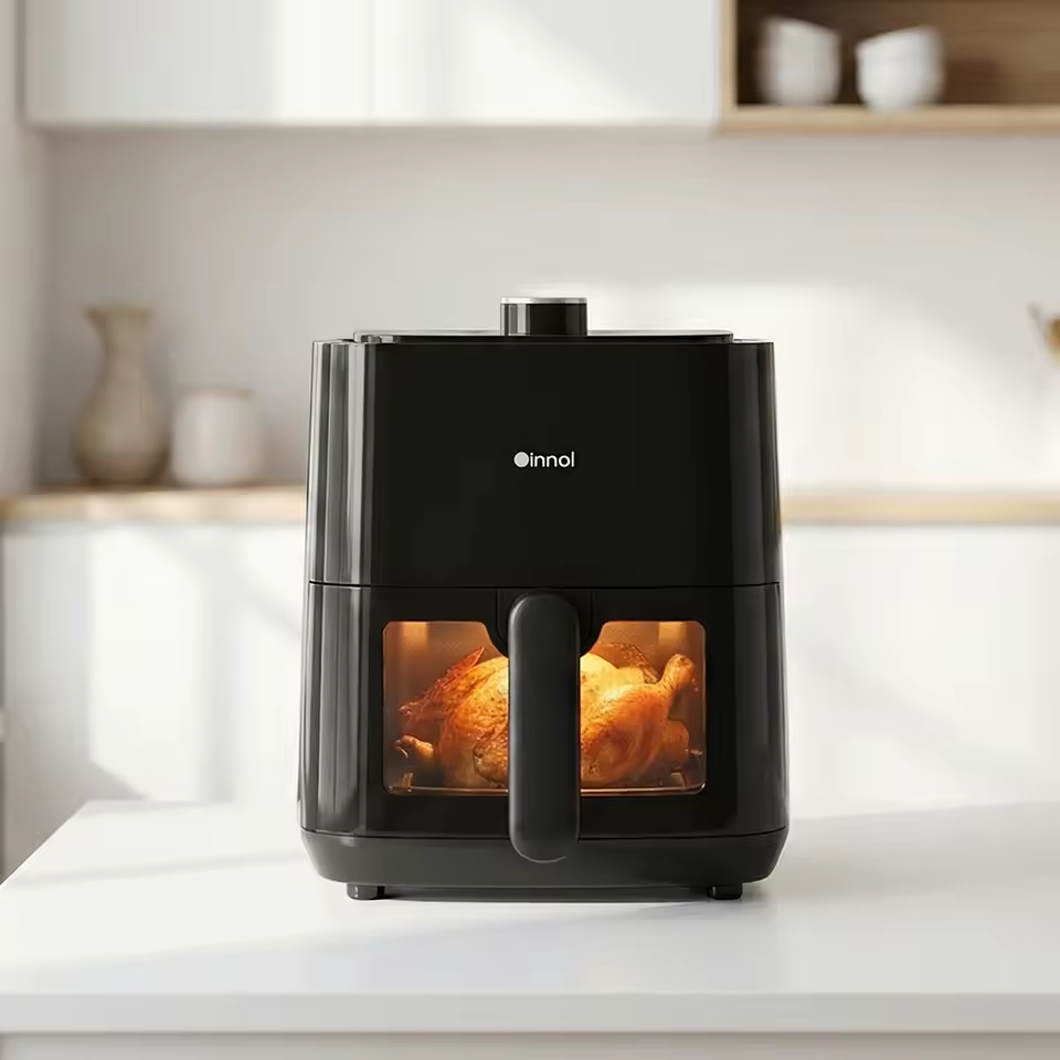 이놀 투명창 미니 에어프라이어