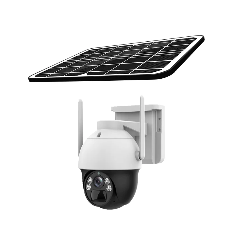 YYHC-solar panel  HD camera 1080P Full-Day Video dome IP 360 degree cam Wireless security battery outdoor Waterproof