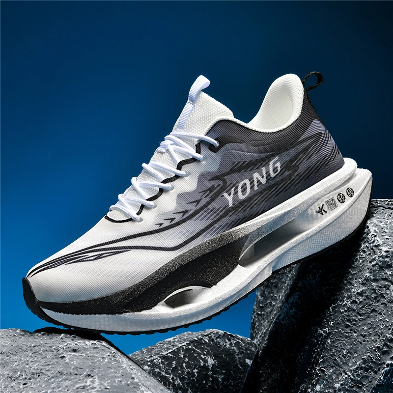 

New Men Running Shoes Brand Jogging Outdoor Casual Breathable Walking Blade Comfortable Fashion Loafers Lace-up Sneakers Leisure