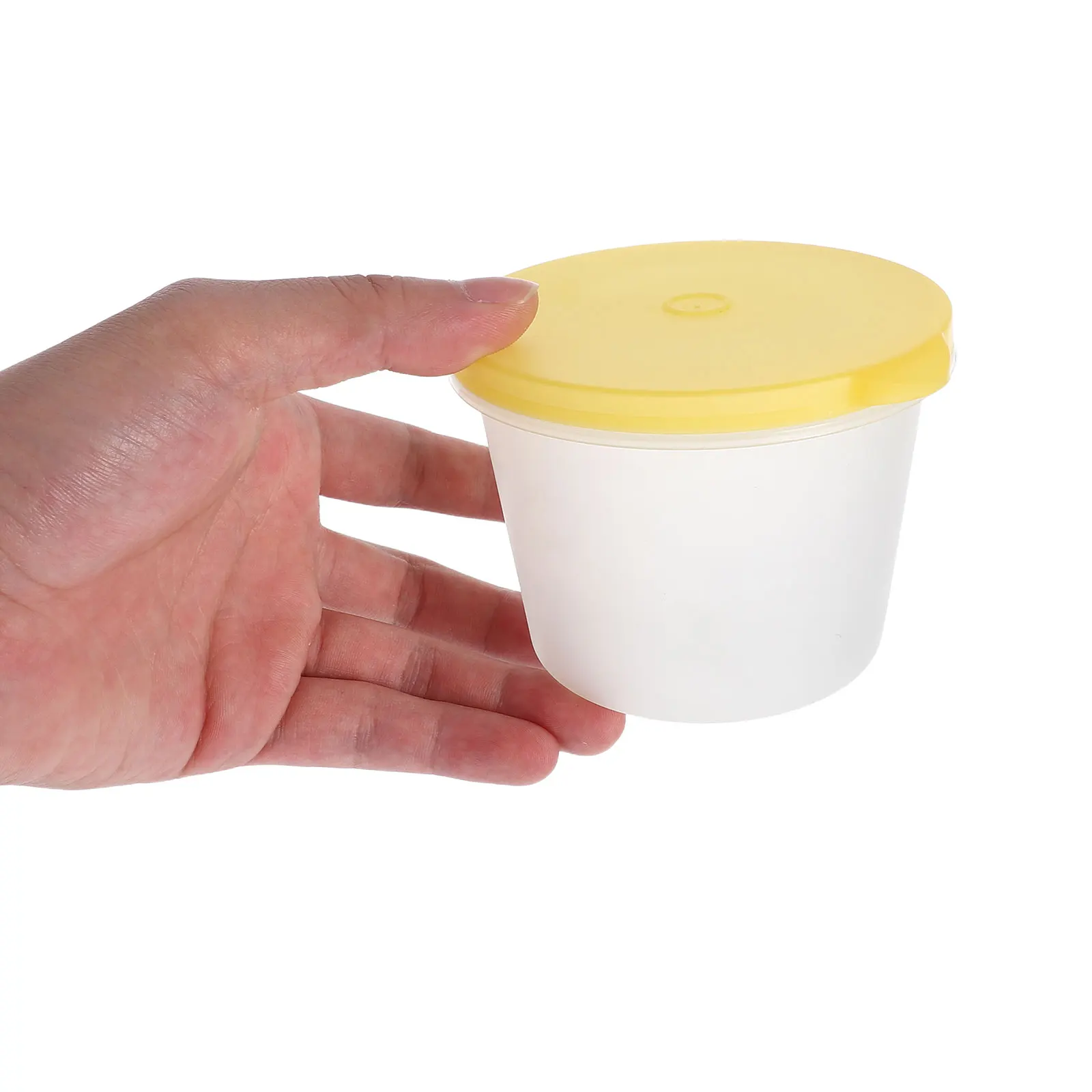 

Airtight Food Grain Jars Round Plastic Container for Coffee Beans Cereals Rice Dustproof Freshness Preservation Space Saving