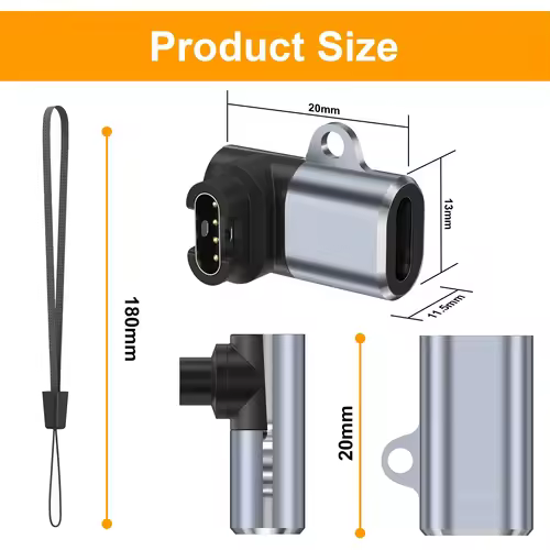Type C Charger Adapter For Garmin Fenix 7 6 6X 5S 5X Plus/Instinct 2/Venu 2/Vivoactive 4 3/Forerunner 965 955 945 935 Converter - Image 6
