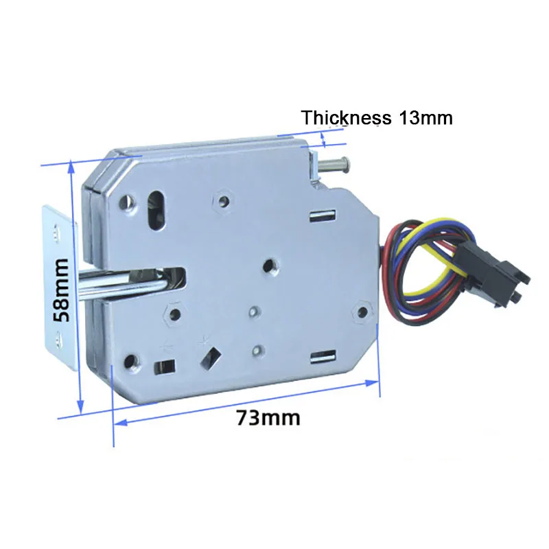 3pcs DC12V Solenoid Lock For School Case Hospital Storage Box Waterproof Electric Mortise Lock Electromagnetic Cabinet Lock
