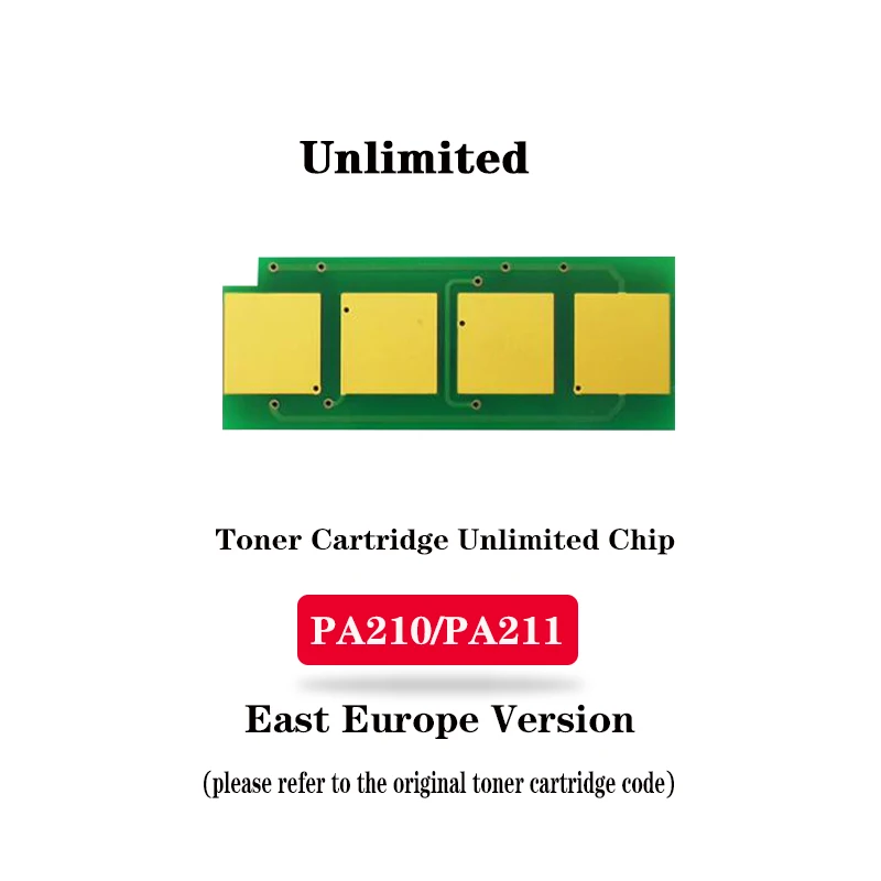 Cartucho de tóner PA210/PB-211/PE-216/PC-216/PG-217, Chip ilimitado para Pantum P2200/P2500/M6500/M2506/M6607/M6552/M2506