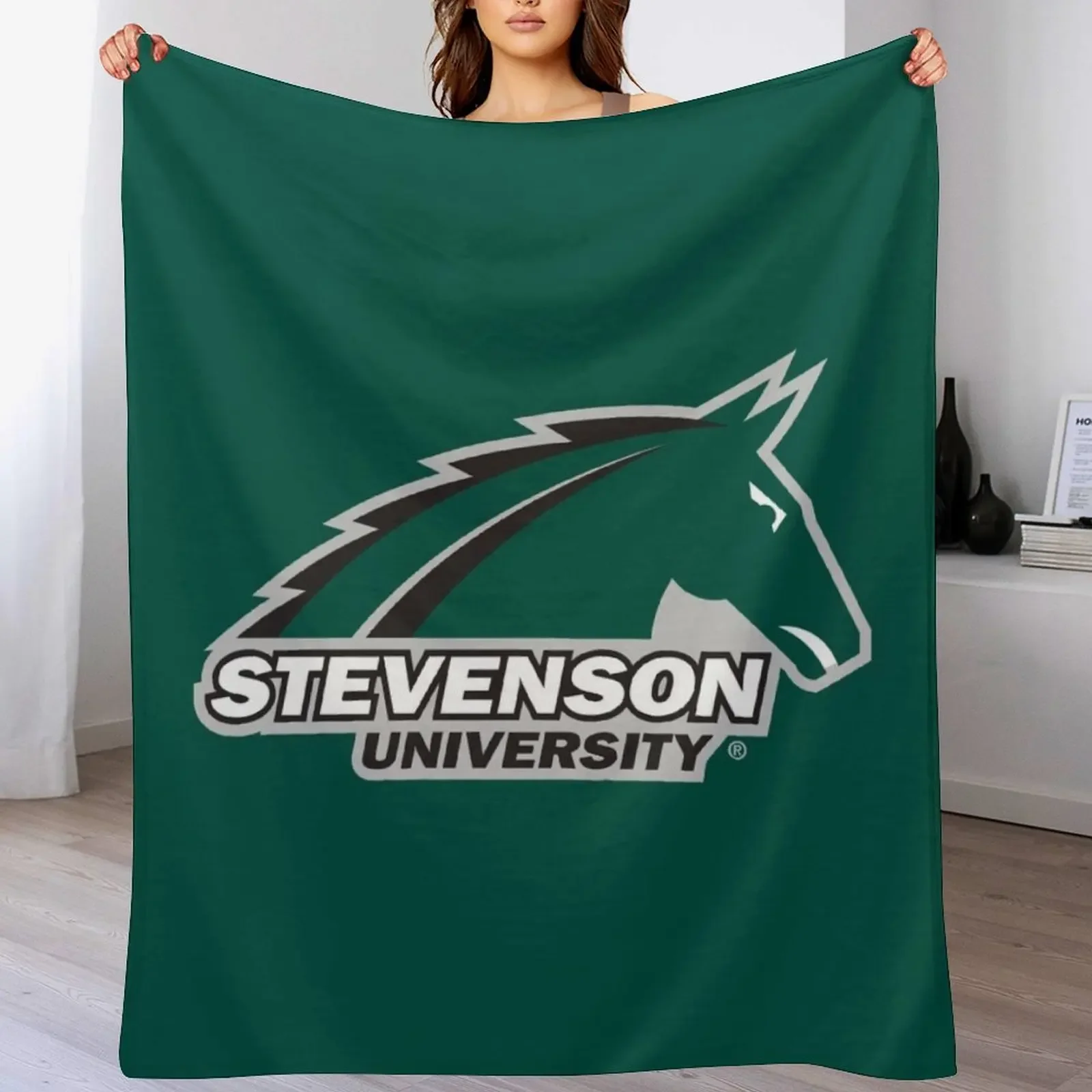 Stevenson University Throw Blanket Shaggy christmas decoration heavy to sleep for babies Blankets