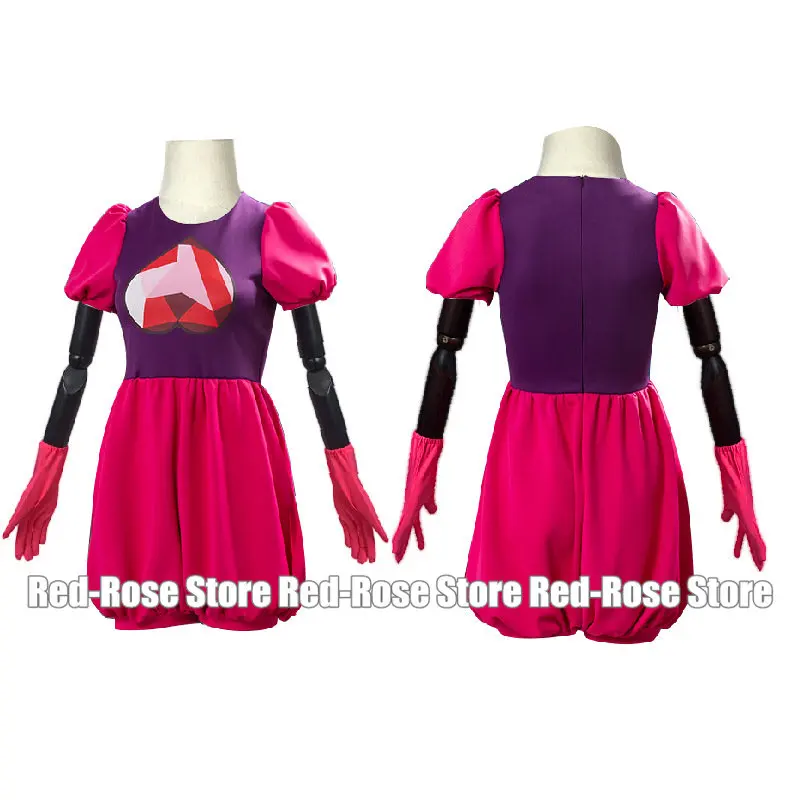 The Movie Steven Universe Cosplay Costumes Spinel Gem Dress Costume Jumpsuit For Women Girls Dress Sets With Gloves Socks