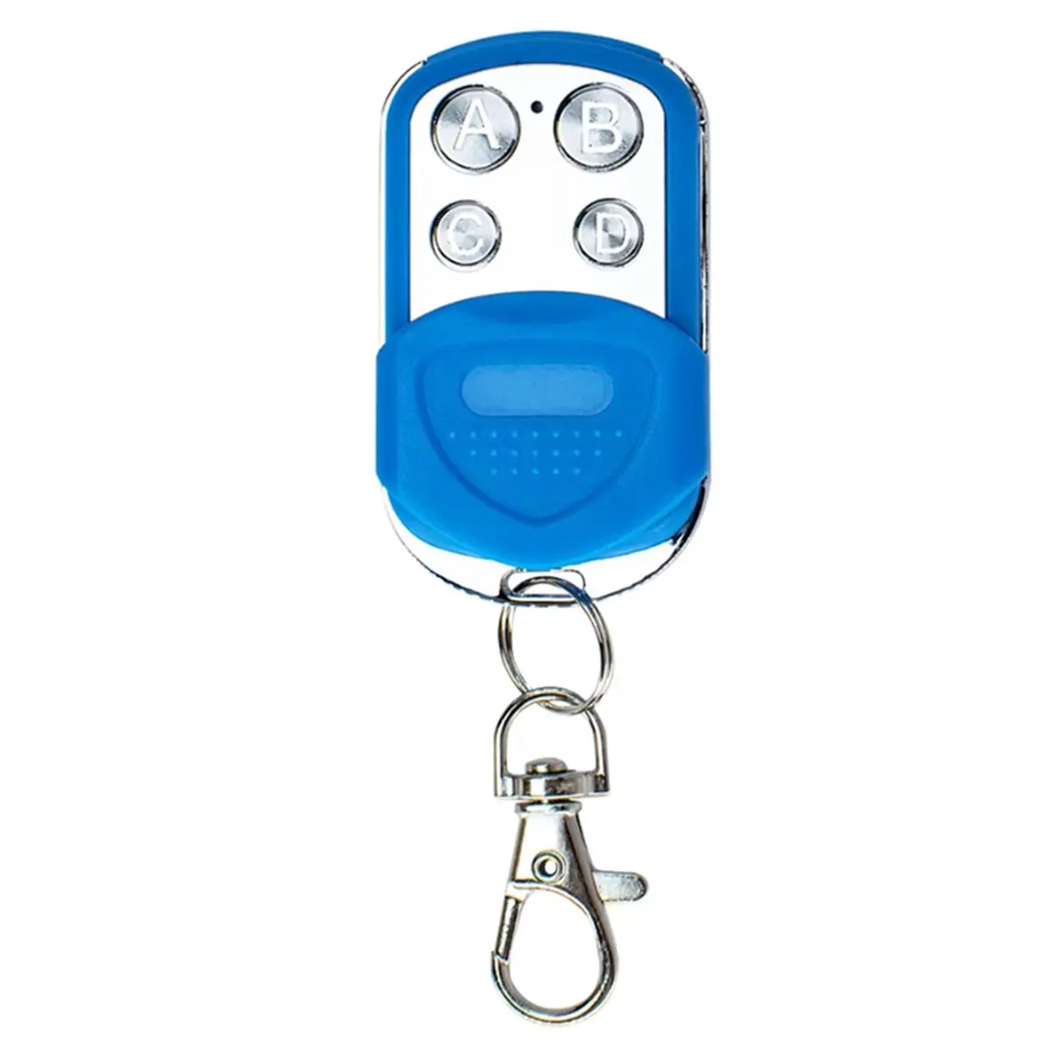 DT75BG 433MHz Universal Garage Door Remote Control Four-Button Code Copying Remote Control for Gate Barrier Roller Door Blue