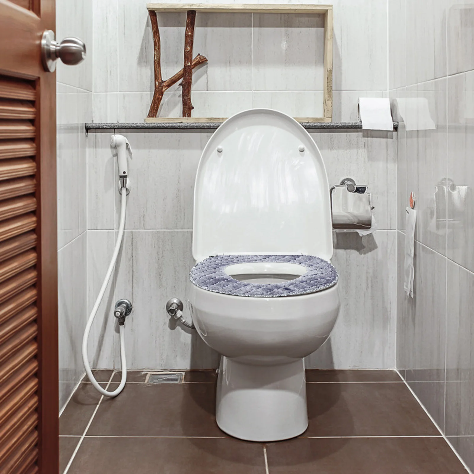 

Thickened Toilet Seat Pad Universal Washable Reusable Bathroom Supplies Household Toilet Cover Warm Soft Mat Accessory