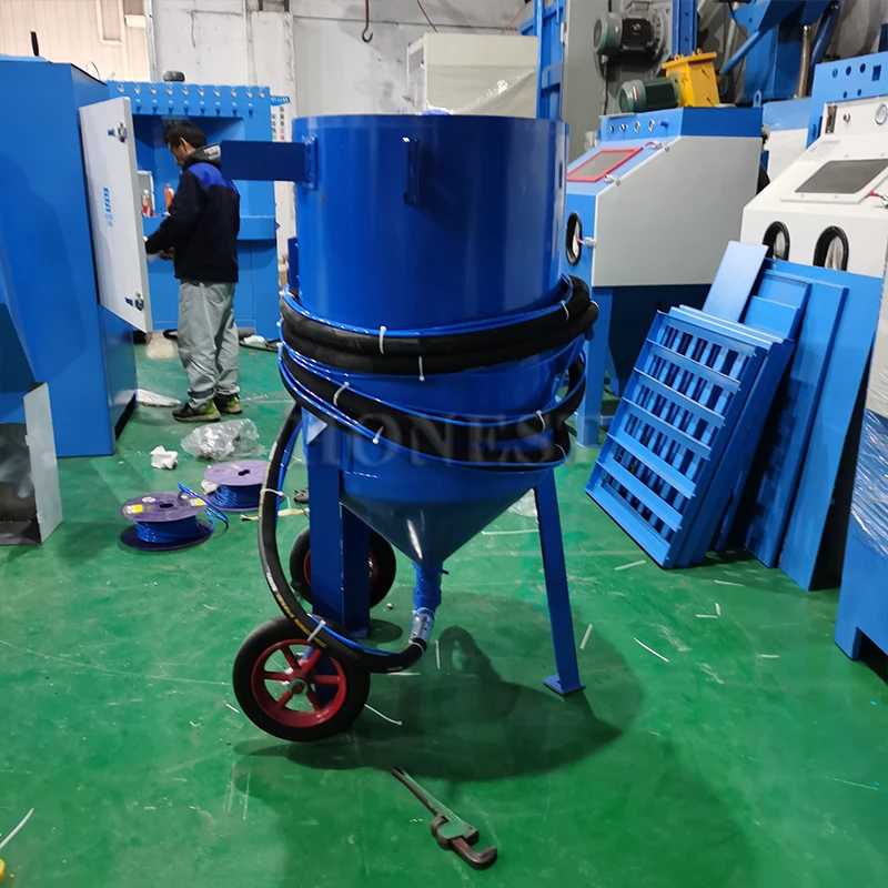 Sand Blaster Machine Sandblasting Equipment Dry High Pressure for Hardware Manufacturing Surface Roughing Decoration Customized