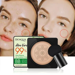 Aloe Air Cushion Foundation CC Cream Water Feeling Flawless BB Cream Moisturizing Oil Control Smooth Natural Concealer