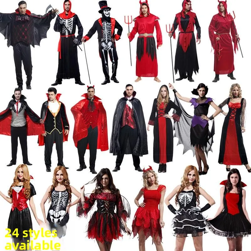 

Halloween Skeleton Dress with Gloves for Women Girls Ethnic Stage Costume PU Material Chinese Production Spring Listing