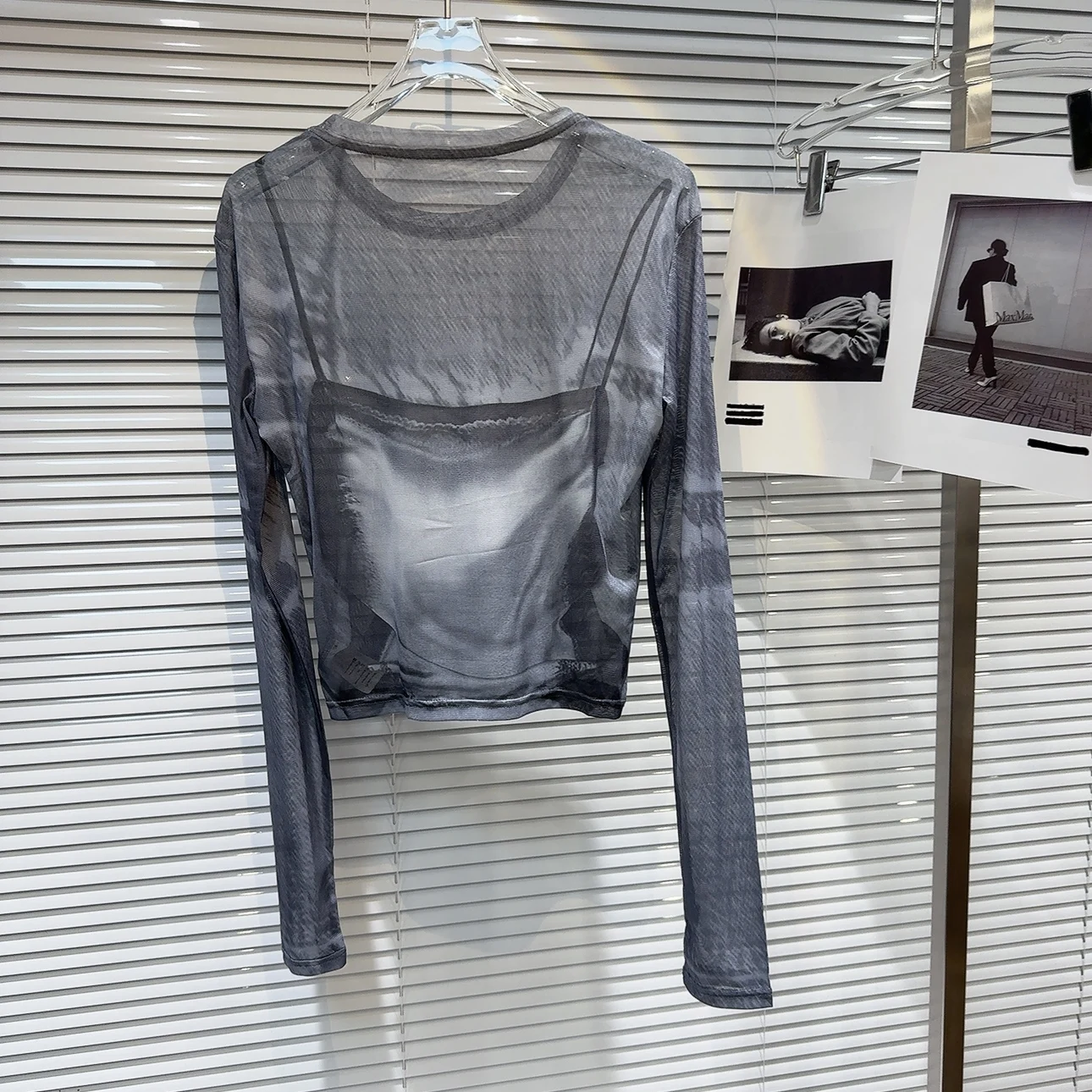 เสื้อยืดลายมัดย้อมแบบแอ็บสแตรกต์ ทรงเข้ารูป สไตล์ลำลอง คอกลม แขนยาว สำหรับผู้หญิง เหมาะสำหรับฤดูใบไม้ร่วง