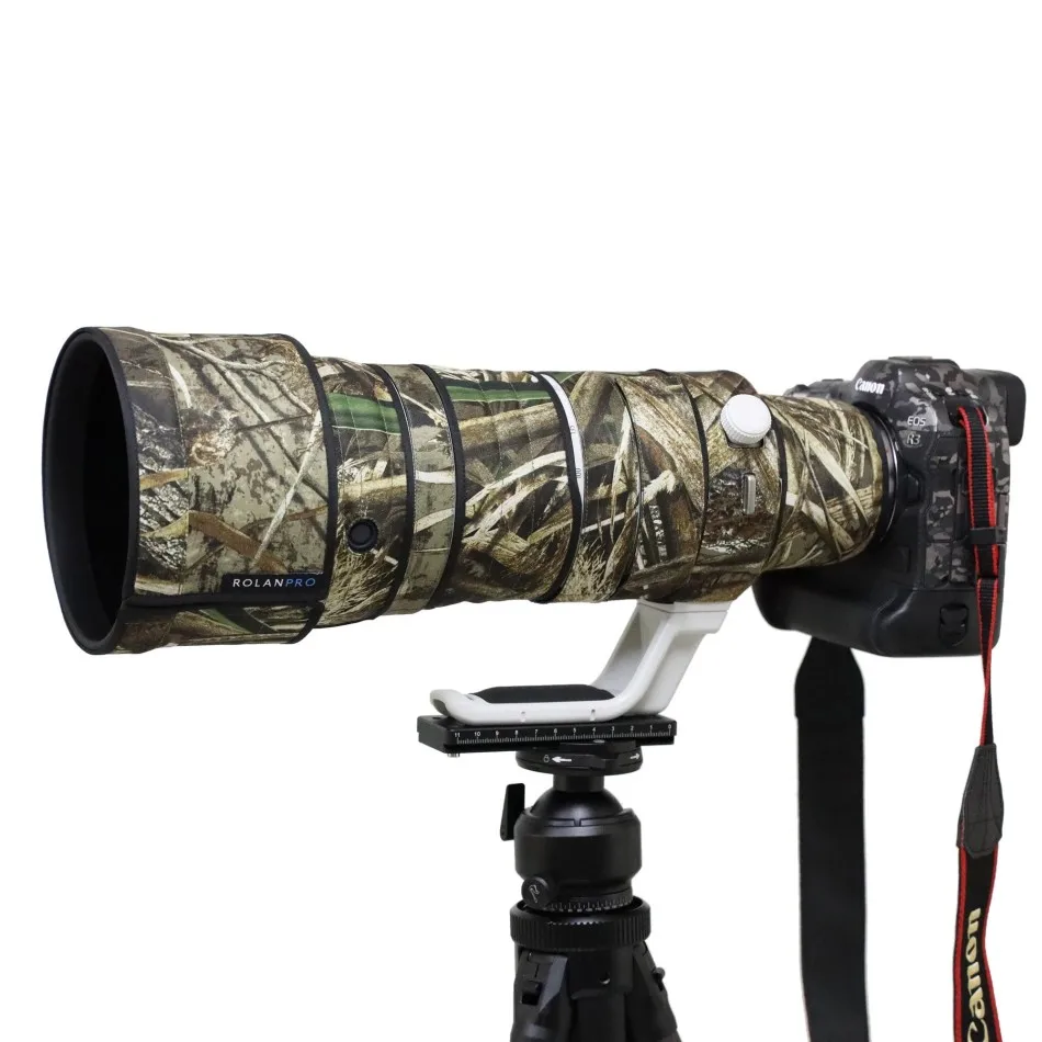

ROLANPRO Waterproof Lens Coat for Canon RF 100-300mm F/2.8 L IS USM Rain Cover Guns Protection Case for CANON RF 100 300mm Cover