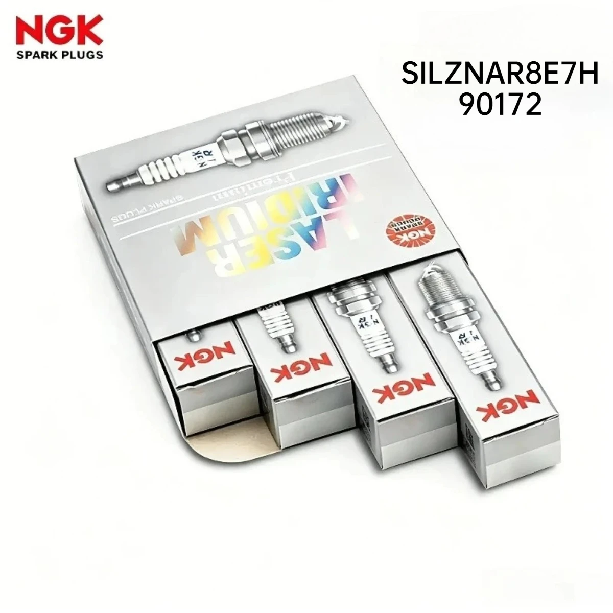 NGK Iridium Platinum Spark Plug SILZNAR8E7H 90172 Uses For Fox Taurus Wing Bo Car Auto Engine