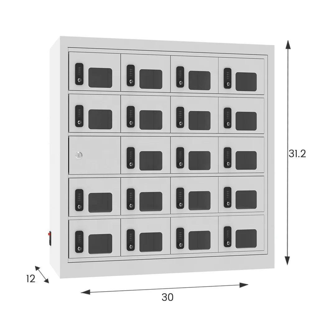 2024 New Phone And Tablets Charging Station Locker Charging Stand & Holders With Key