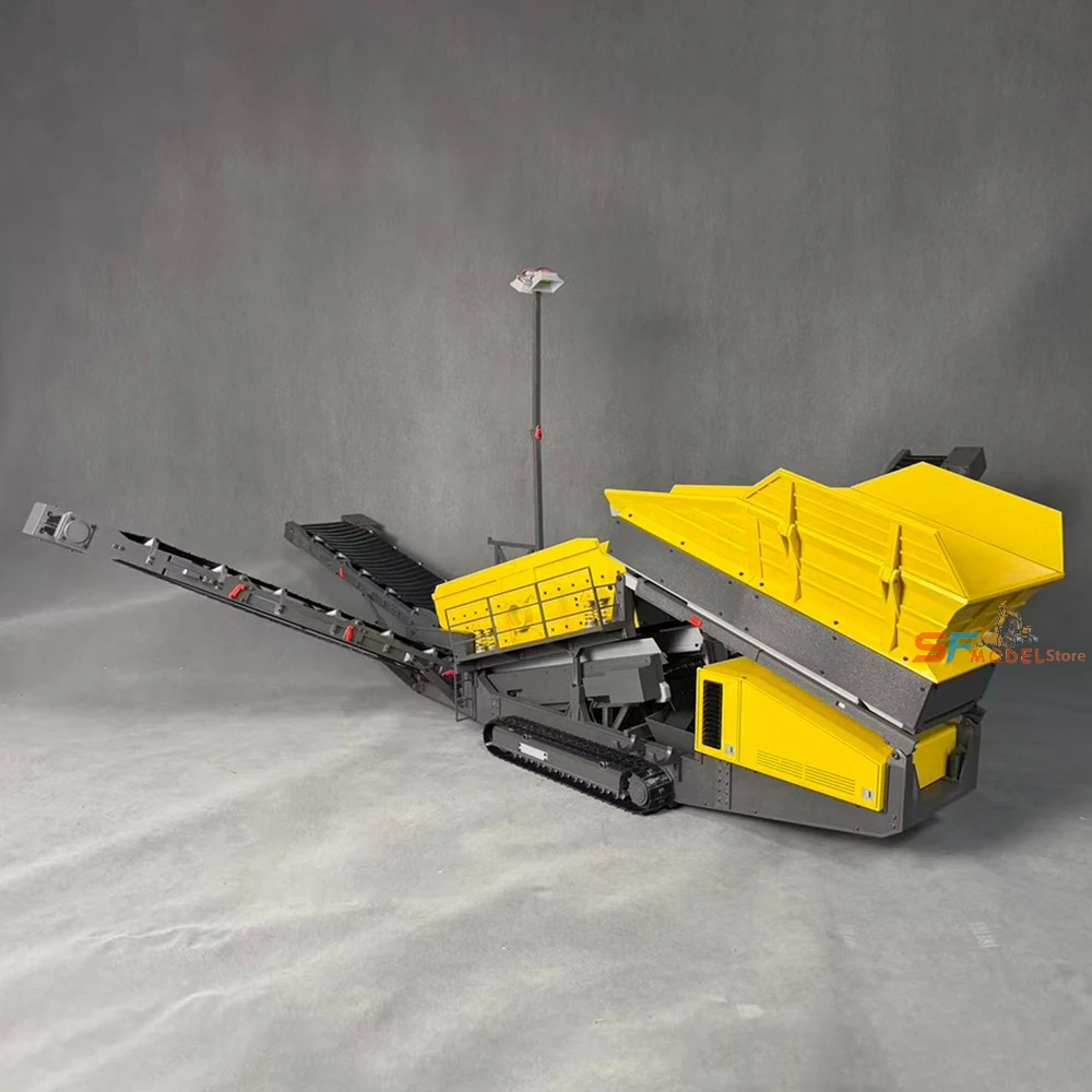 1/14 Screening Machine Engineering Machinery Model Miniature Construction Site Scene RC Truck Electric Sand Screening Machine - view 2