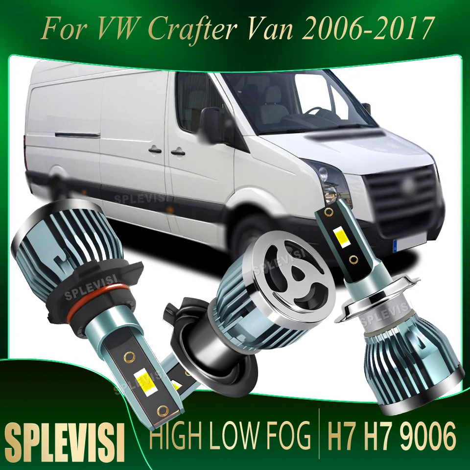 

60000 hours lifespan 100w Headlight foglight LED For VW Crafter Van 2006 2007 2008 2009 2010 2011 2012 2013 2014 2015 2016 2017