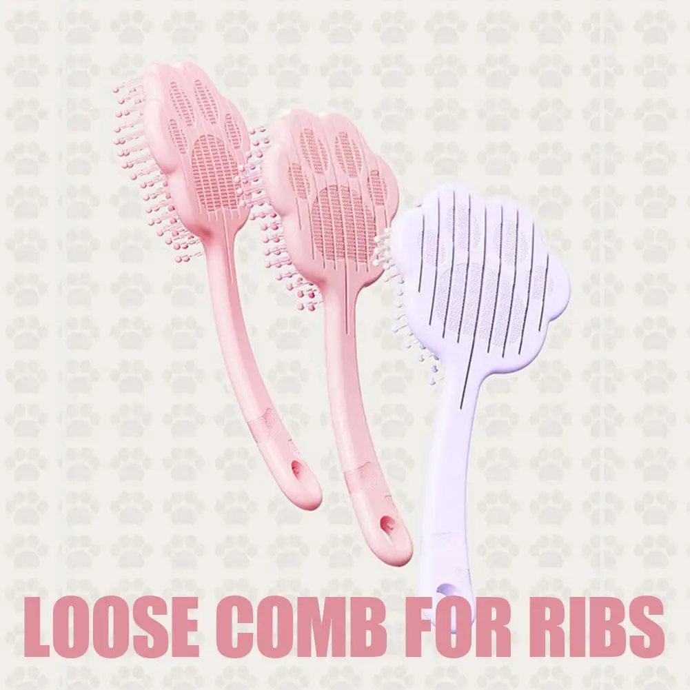 

Professional Hair Salon Comb Women's Fluffy Massage Claw Tool Hair Comb Cat Comb High Top Brain U6Q7