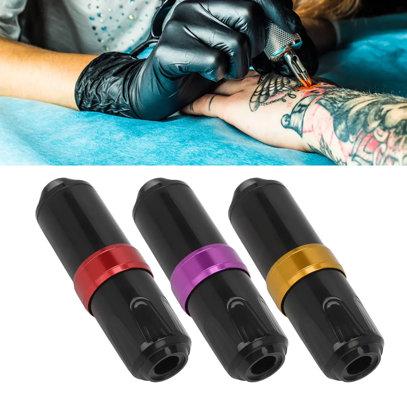 Tattoo Pen Machine Tattoo Pen Rotatable Adjustable Stroke Length Cartridge Needle  Interface for Tattoo Beginners and Artists