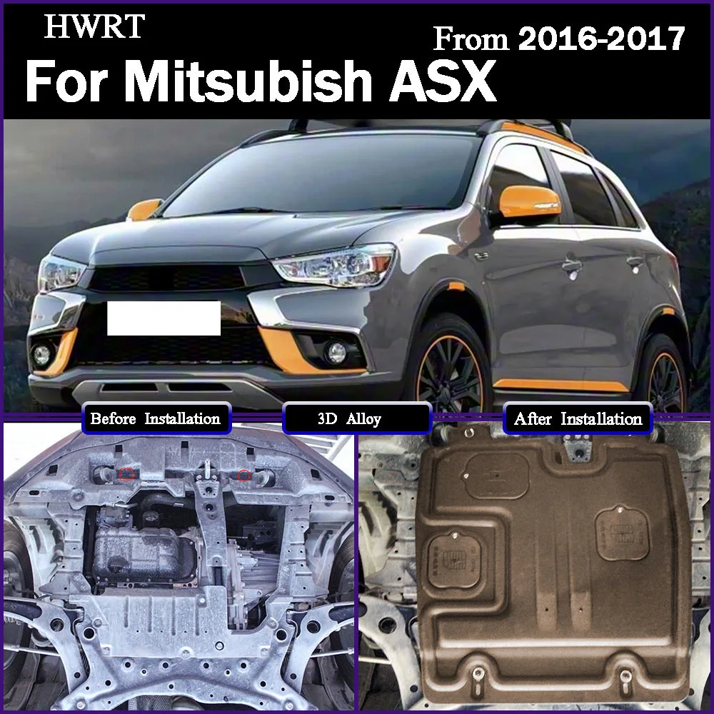 

Car Underbody Protection Plate Suitable For Mitsubish ASX 2016-2017 2.0L Engine Underguard Underbody Protection Plate