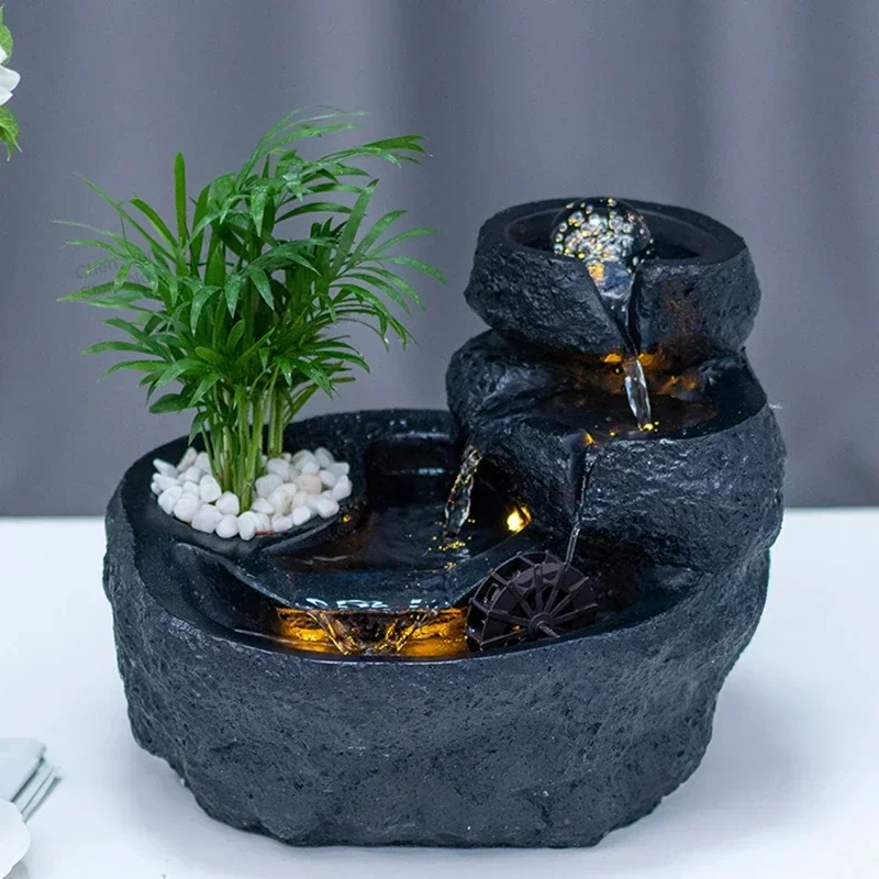 Para Haupt verzidh, Die Reichtum figuren symbolisiert Brunnen Steingarten Wohnkultur Wasser figuren Büro Vestibül Fontes Para