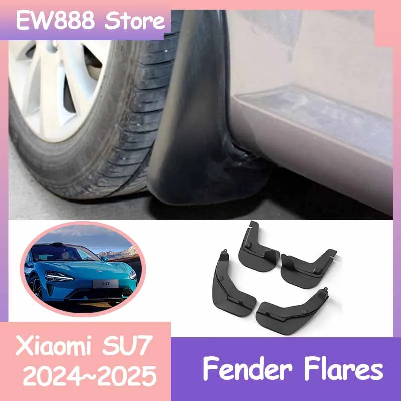 

Mudflaps For Xiaomi SU7 2024~2025 Universal Car Fender Flares Fenders Splash Guard Wheel Protecti Mud Flap Exterior Accessorie.