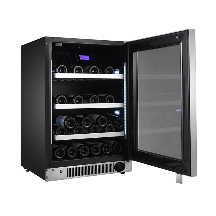 Single Zone Built-in or Freestanding 48 Bottle Wine Refrigerator