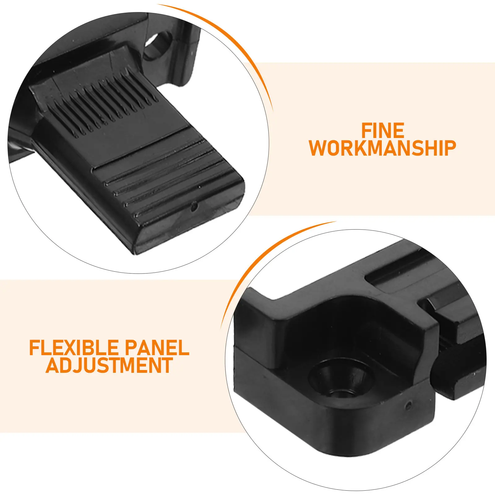 12Pcs Adjustable Push in Furniture Connectors Quick Fitting Panel Fasteners Detachable Cabinet Clips Wardrobe Panel Hardware