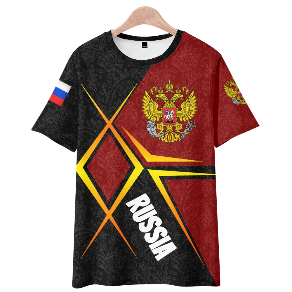 Bandeira russa T Shirt Homens Rússia T-shirt Urso de Fitness T Shirt 3d Anime Tshirts Sexy Camisas Masculinas Casuais Tops Mens Vestuário Verão