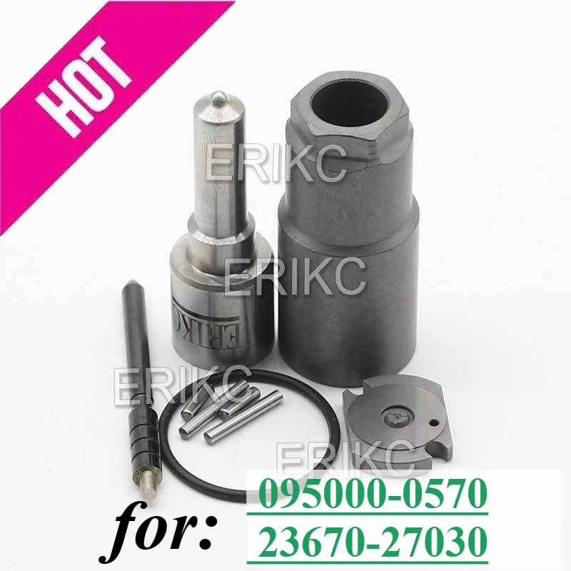 

095000-0571 Diesel Injector Overhaul Repair Kits Nozzle DLLA147P747 Fuel Valve Plate for DENSO 0570 0571 095000-0570 23670-27030