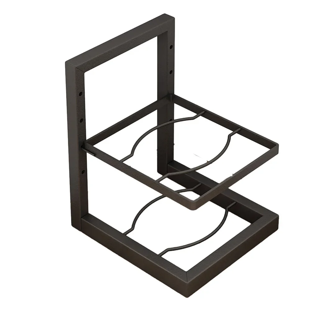Stainless Steel Pan Organizer Rack  2/3/4 Level Design  Efficient and Space saving Storage for Pots  Plates  Trays and More