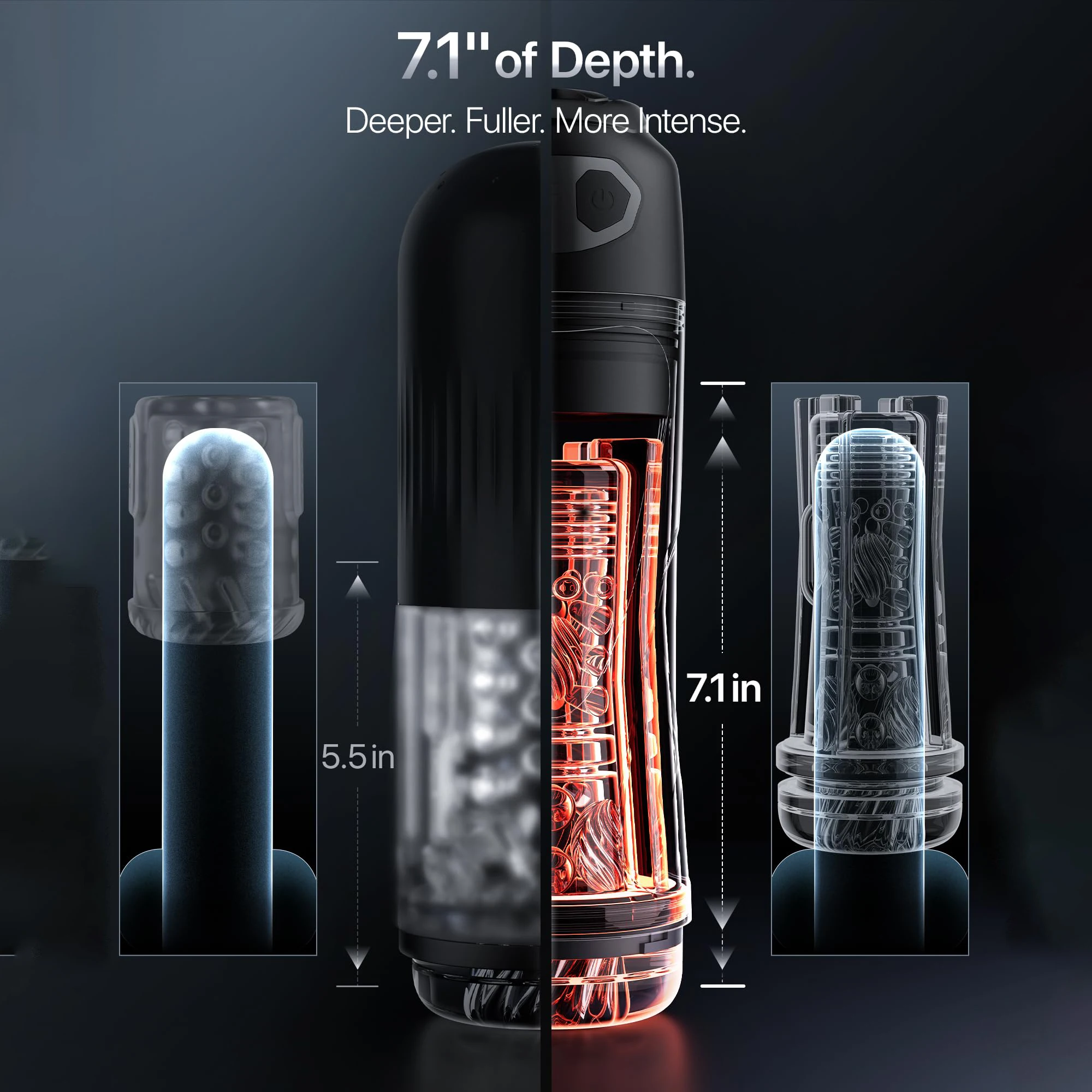 2026 Automatic Licking Sucking Male Masturbator AI Sync Male Stroker Penis Pump Blowjob Adult Toy Pocket Pussy with Phone Holder - Image 2