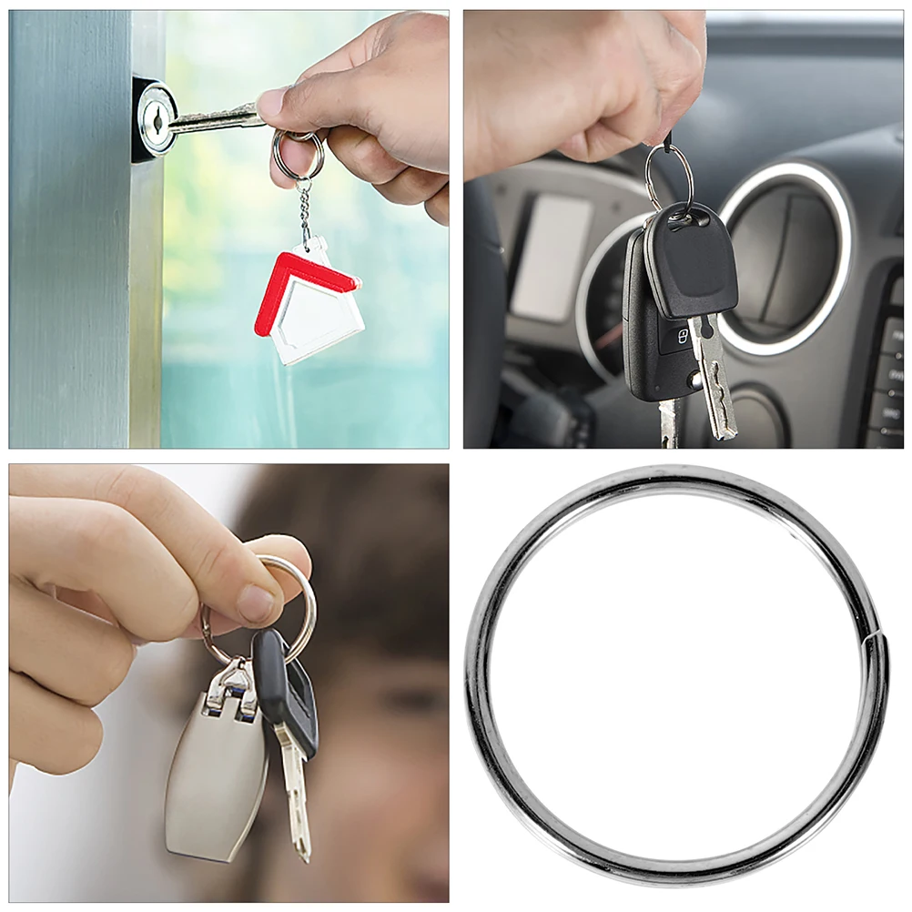 

400pcs Metal Split Rings Small Round Key Rings For Keychains Bulk Diy Crafts Keychain Accessories Car Keys Trinkets Hanging