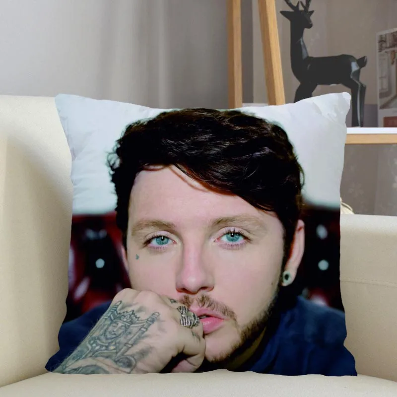 Musife Custom James Arthur Pillowcase Home Decoration 45x45cm Zipper Square Pillowcase Throw Pillow Cover Drop Shipping 04.24