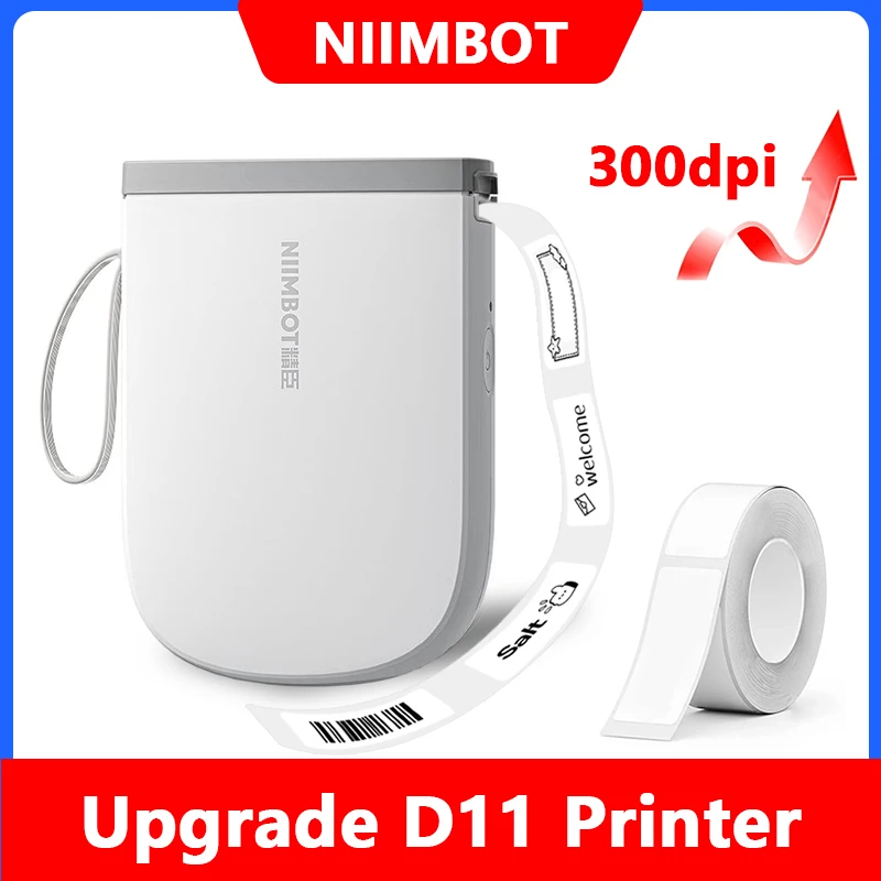 Niimbot D11 Portable Label Printer Mini Thermal Wireless Pocket Handheld Printer Oil-proof Sticker Self-adhesive For Office Home